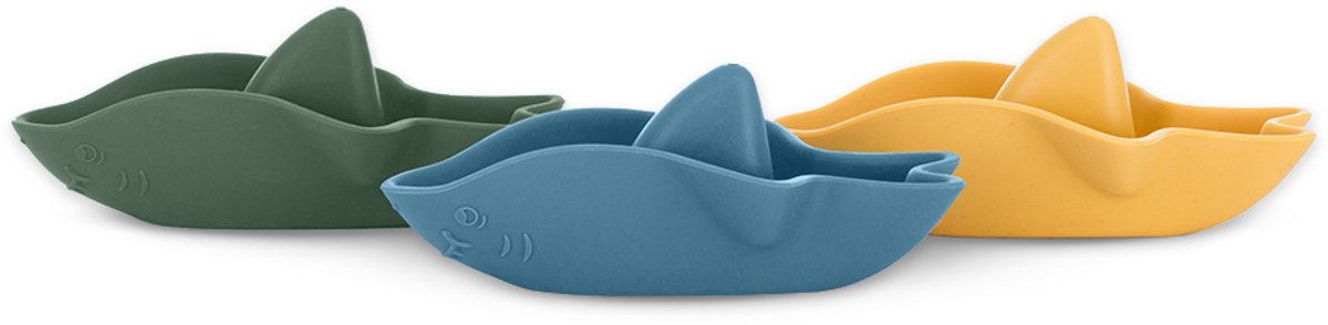 Petite&Mars | Siliconen Badspeelgoed Sharks 6m+